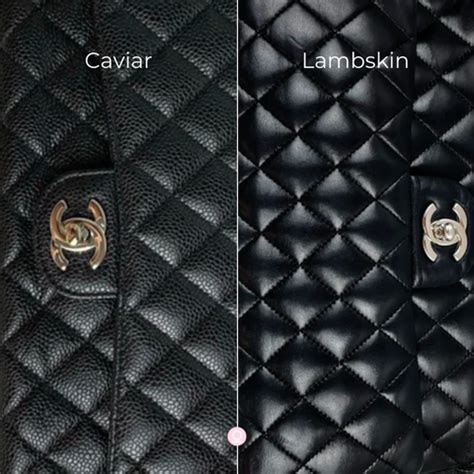 is chanel caviar cheaper than lambskin|GUIDE TO CHANEL: CAVIAR VS LAMBSKIN .